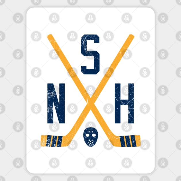 NSH Retro Sticks - White Magnet by KFig21